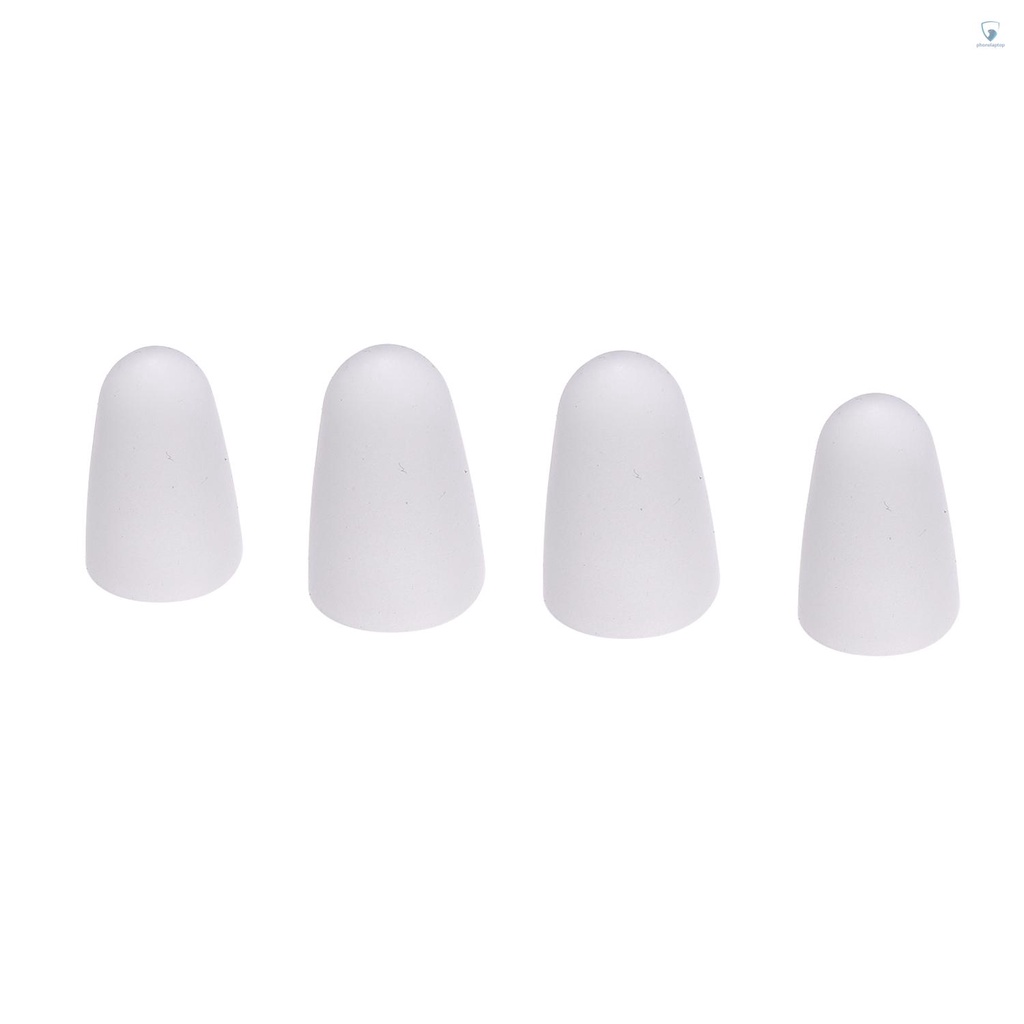Set 4 Nắp Silicone Bọc Ngón Tay Trái Siêu Mỏng Chống Trượt Giảm Đau Khi Chơi Guitar / Ukulele