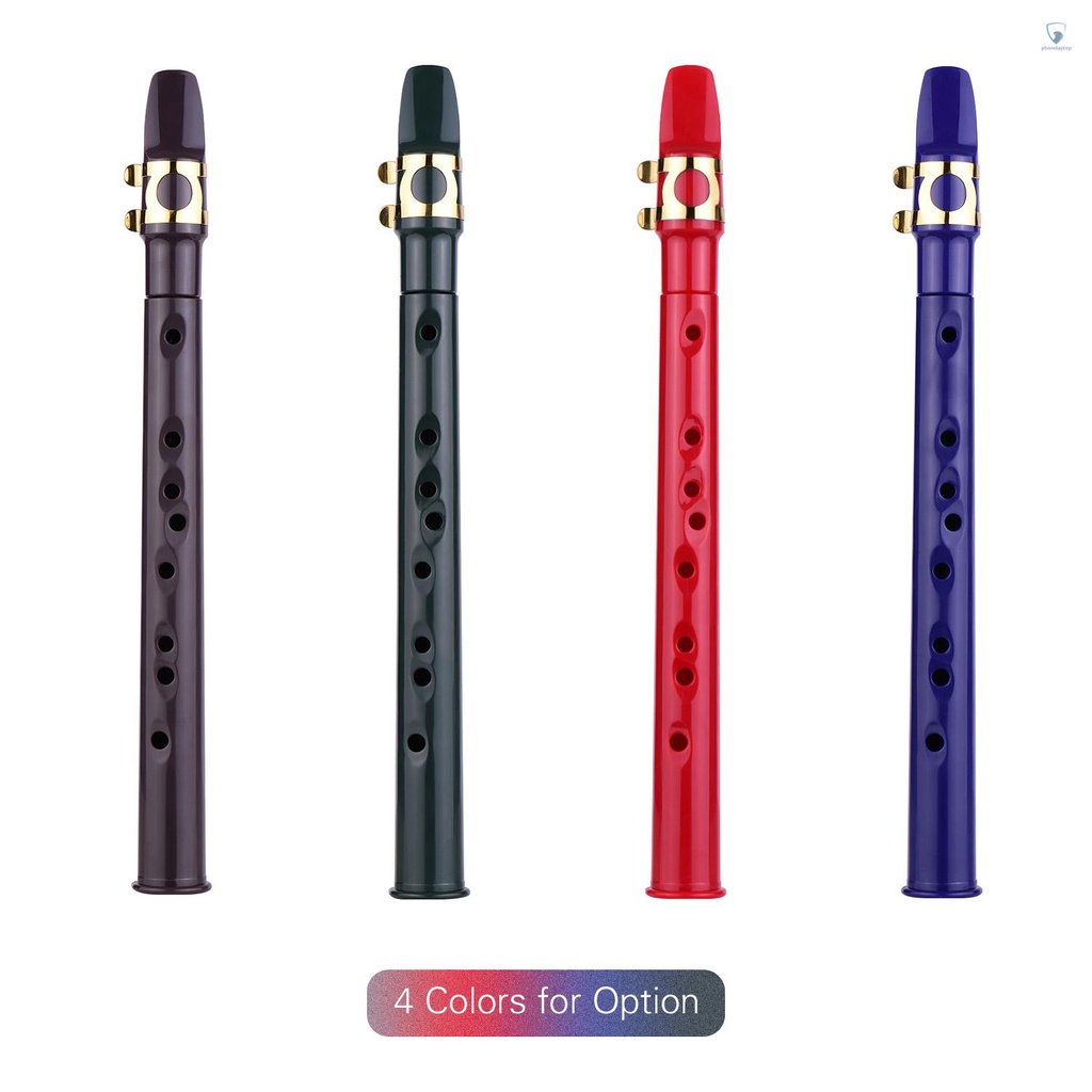 Hộp Đựng Miếng Đệm Ngón Tay 8 Lỗ Mini Bằng Nhựa ABS Kèm Miệng Thổi Chuyên Dụng Cho Kèn Saxophone