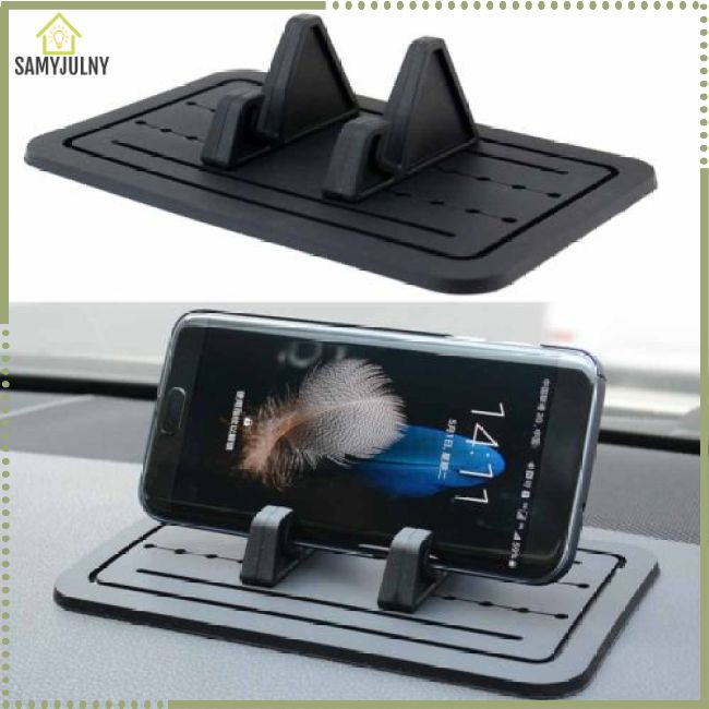 Giá Đỡ Điện Thoại Bằng Silicon Chống Trượt Tiện Dụng Cho Xe Hơi