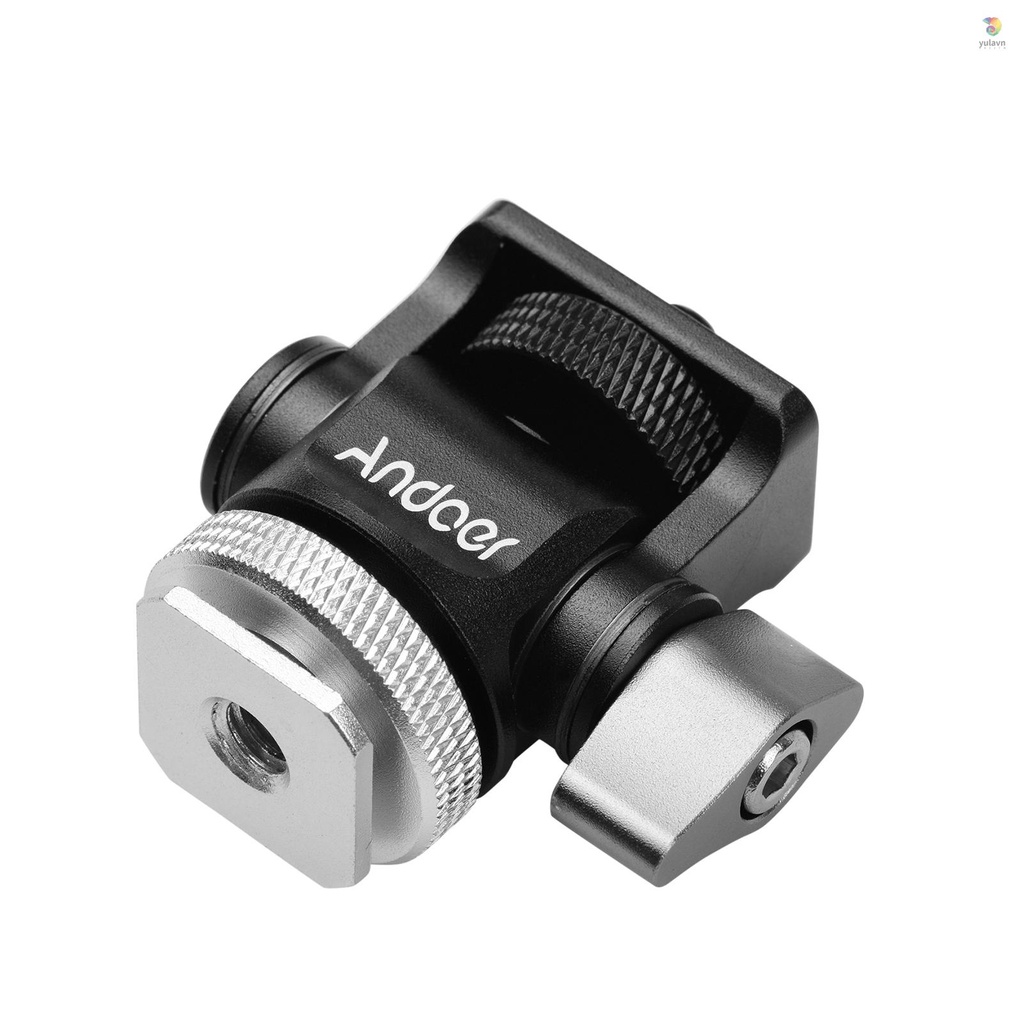 ANDOER Bộ Chuyển Đổi Gậy Ba Chân Mini Bằng Nhôm 1 / 4 Inch Có Ốc Vít Cho Camera