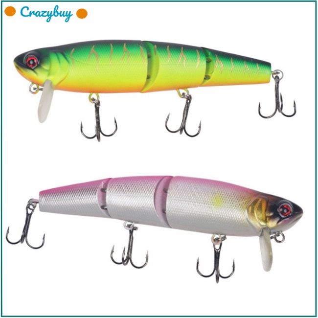 Cr Mồi Giả Câu Cá 3 Khớp Nối Bằng Nhựa Cứng