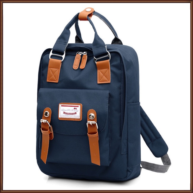 Ba Lô Đeo Vai Có Khóa Kéo Chống Thấm Nước Thời Trang Cho Nam Và Nữ