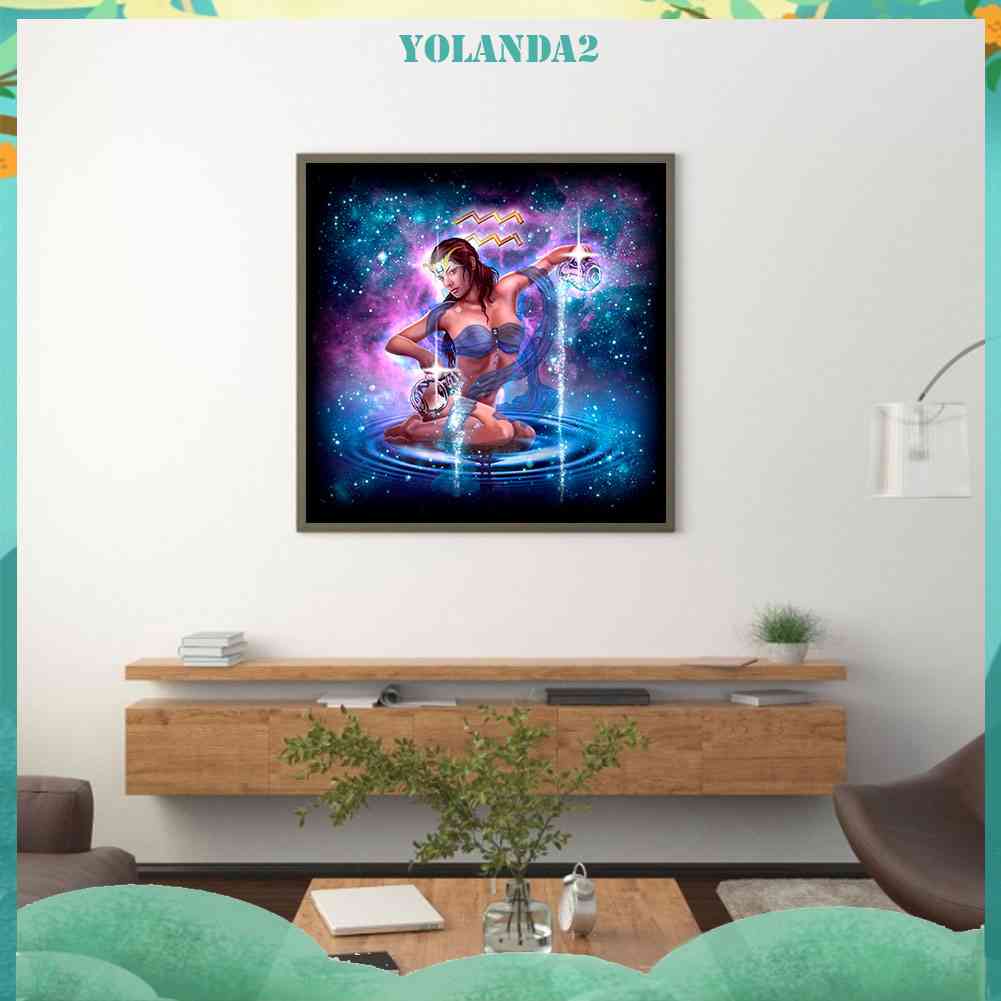 Bộ Tranh Đính Đá 5D Toàn Diện Họa Tiết Chòm Sao Độc Đáo DIY