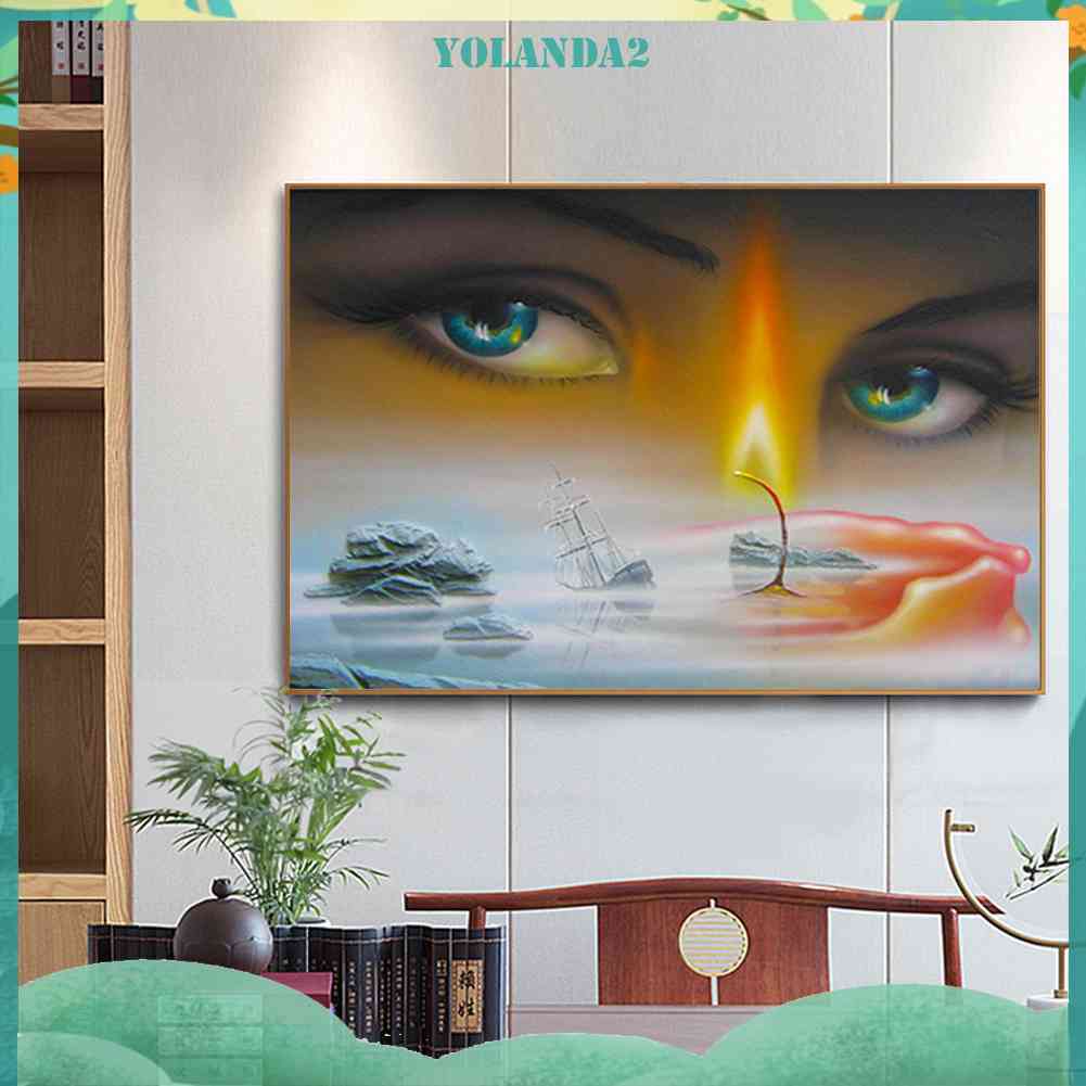 Tranh Đính Đá Kim Cương Toàn Bộ 5D DIY Hình Vẽ Nghệ Thuật Trang Trí Nhà Cửa