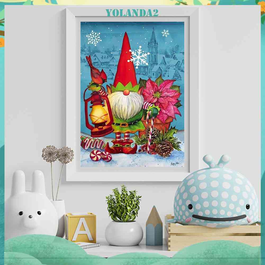 Bộ Tranh Đính Đá Họa Tiết Hoạt Hình Goblin Giáng Sinh Độc Đáo Trang Trí Nhà Cửa