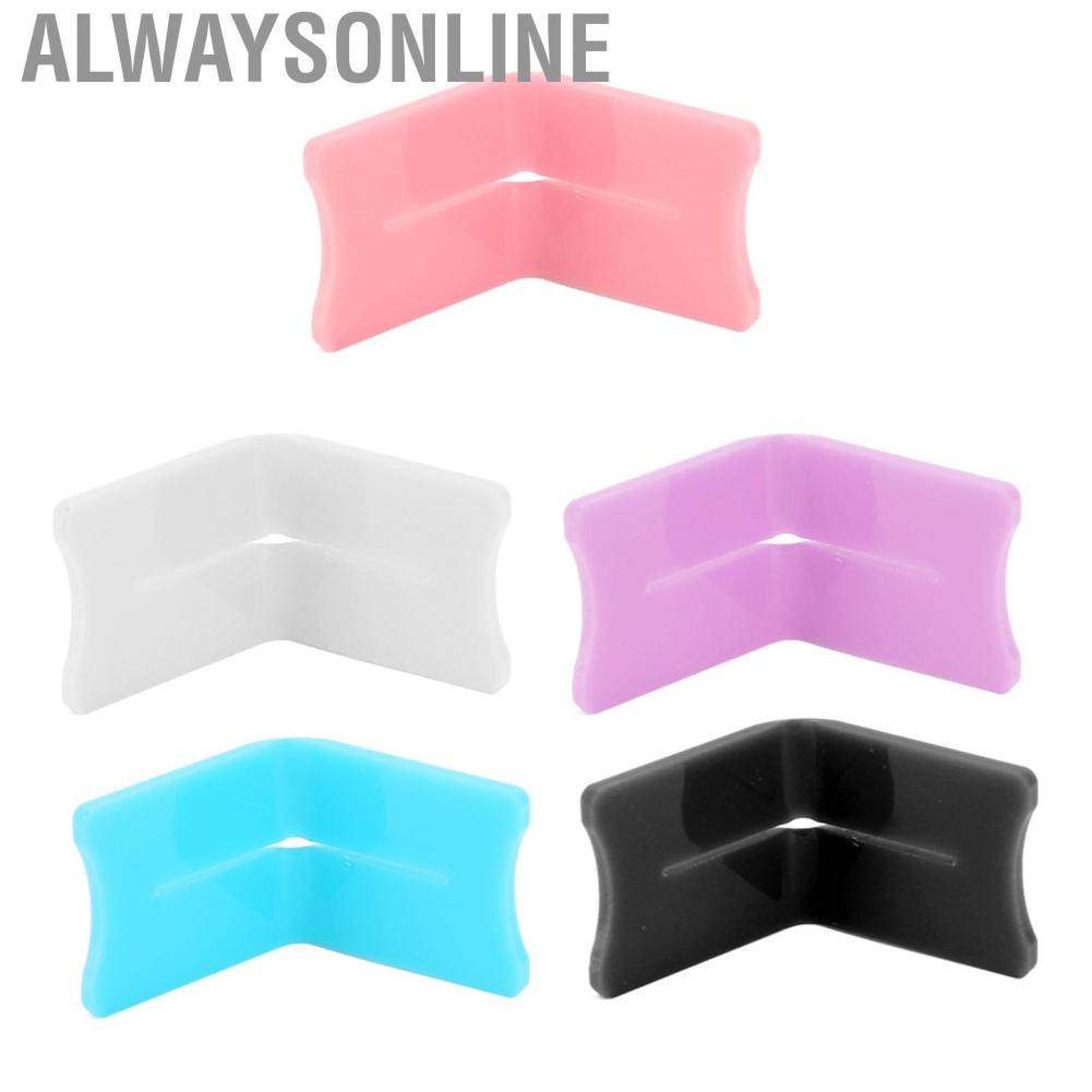 Alwaysonline Picture Standing Holder  High Color Fastness Acrylic Stable V Shaped Compact Photo for Dormitory