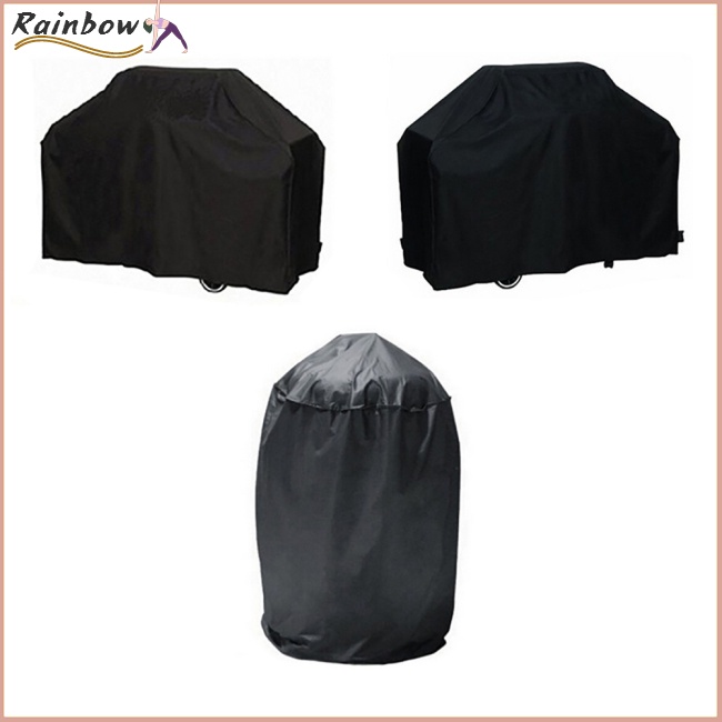 Vỏ Bọc Polyester Màu Đen Chống Bụi Cho Đồ Nội Thất BBQ Ngoài Trời