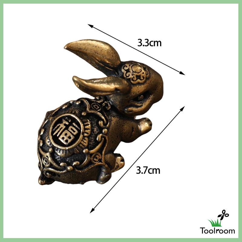 Mô Hình Tượng Thỏ Nhỏ Điêu Khắc Nghệ Thuật Trang Trí Nhà Cửa / Văn Phòng