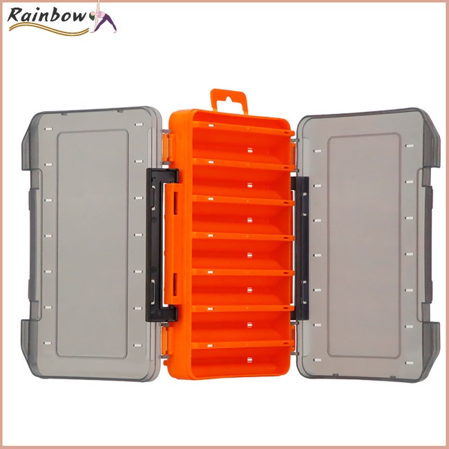 Hộp Đựng Mồi Câu Cá 14 Ngăn Hai Mặt Độ Bền Cao