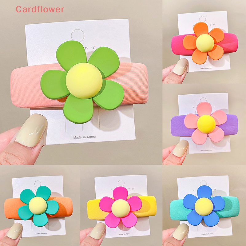 Kẹp Tóc Hình Hoa Nhiều Màu Sắc Ngọt Ngào Cho Nữ