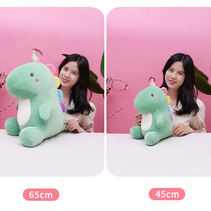 Thú Nhồi Bông Hình Khủng Long Dễ Thương Cho Bé