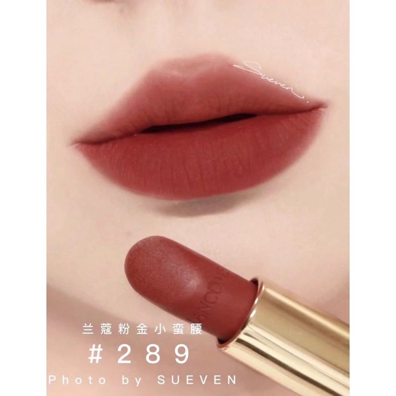 Son Lì Dưỡng Ẩm Màu Hồng Vàng Đồng lancome 289