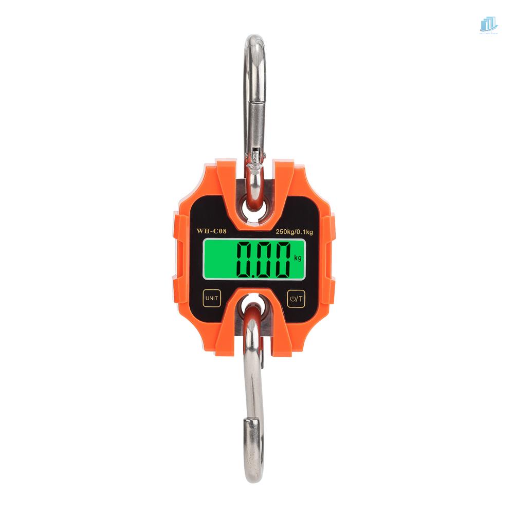 Cân Điện Tử Cầm Tay (s2mwvn) 250kg Màn Hình LCD Với Công Tắc Đèn Nền kg lb Catty One-Key Cho Câu Cá Hàng Ngày / Ngoài Trời