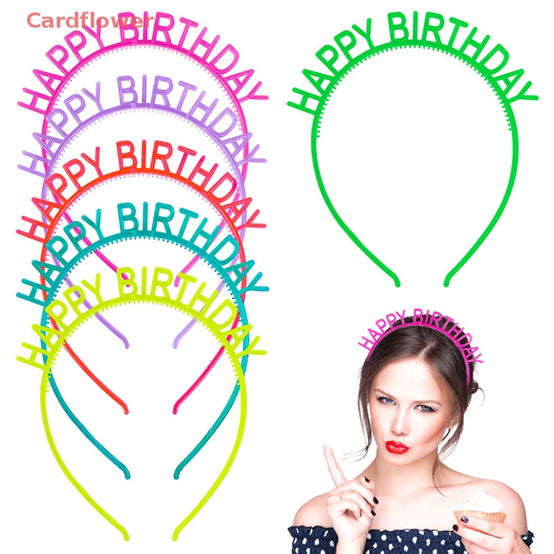 < Cardflower > Cài Tóc Nhựa Màu Vàng / Bạc in Chữ Phát Sáng Trong Bóng Tối Cho Bé