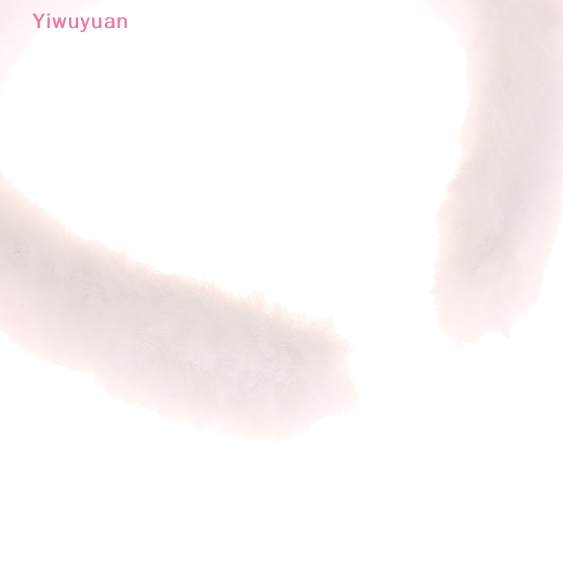 &lt; Yiwuyuan &gt; Băng Đô Cài Tóc Hình Tai Cún Hoạt Hình Bằng Lông Nhung Dễ Thương Phụ Kiện Làm Quà Tặng Mới