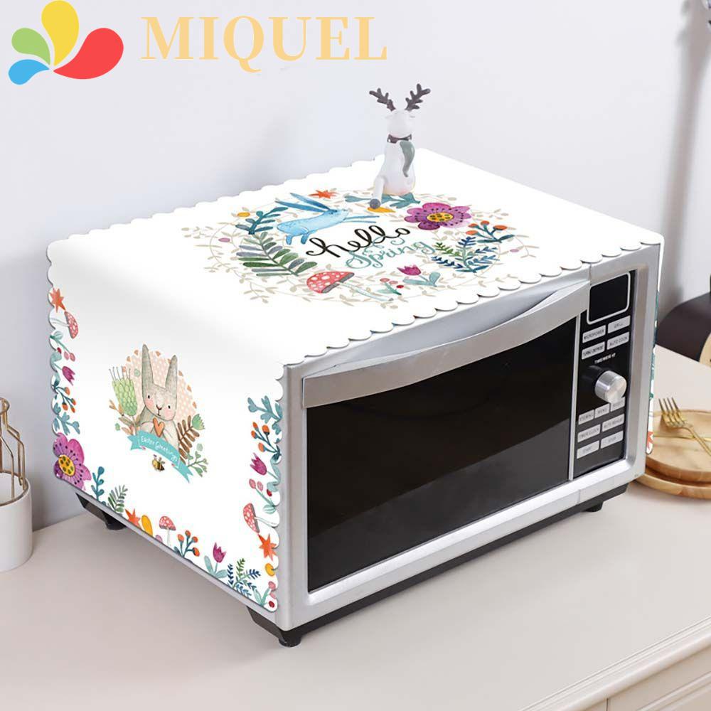 Tấm Phủ Lò Vi Sóng Bằng Cotton Nhiều Màu Thời Trang Chống Bụi Trang Trí Nhà Bếp