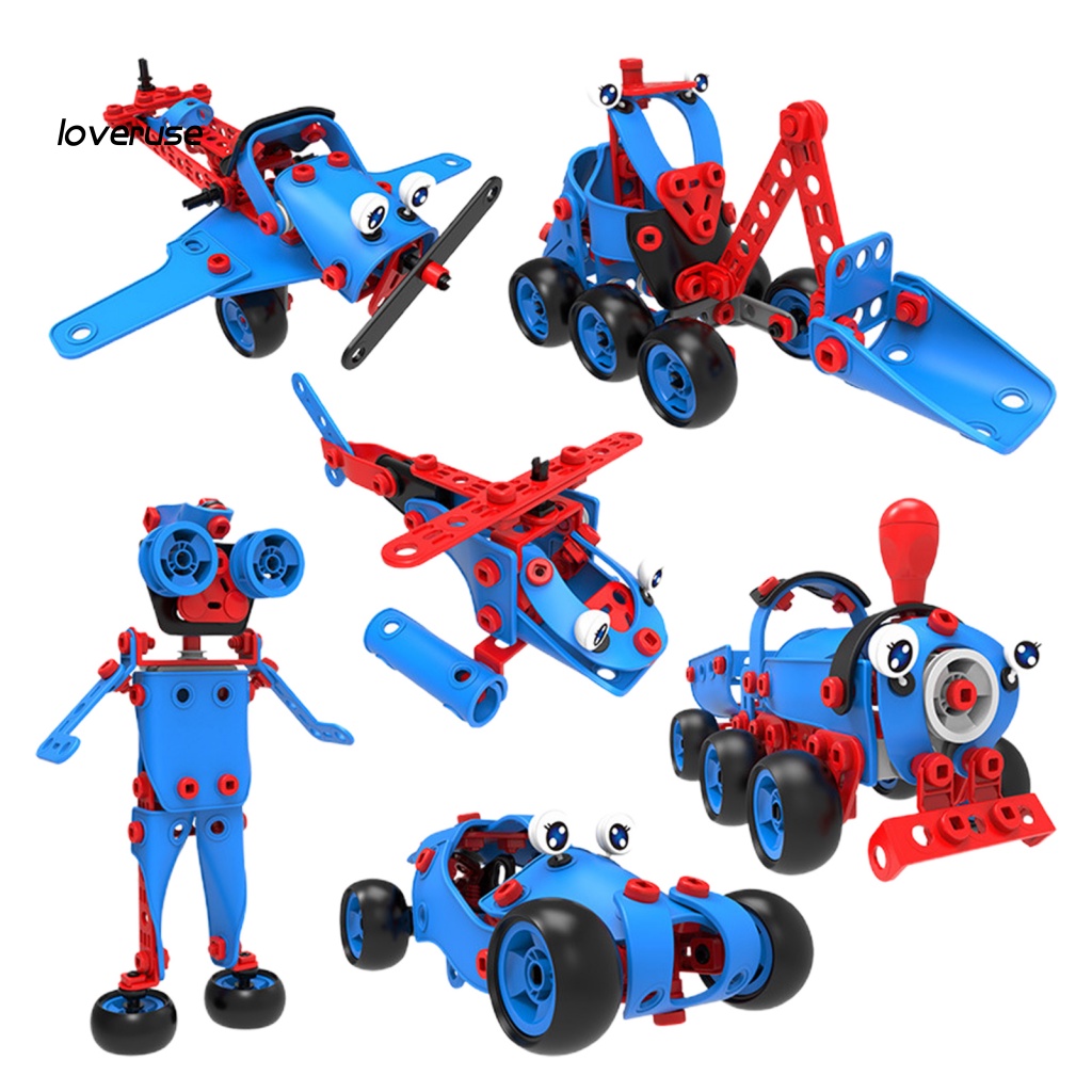 Bộ 143 Khối Xây Dựng Đồ Chơi Kèm Xô Cho Bé