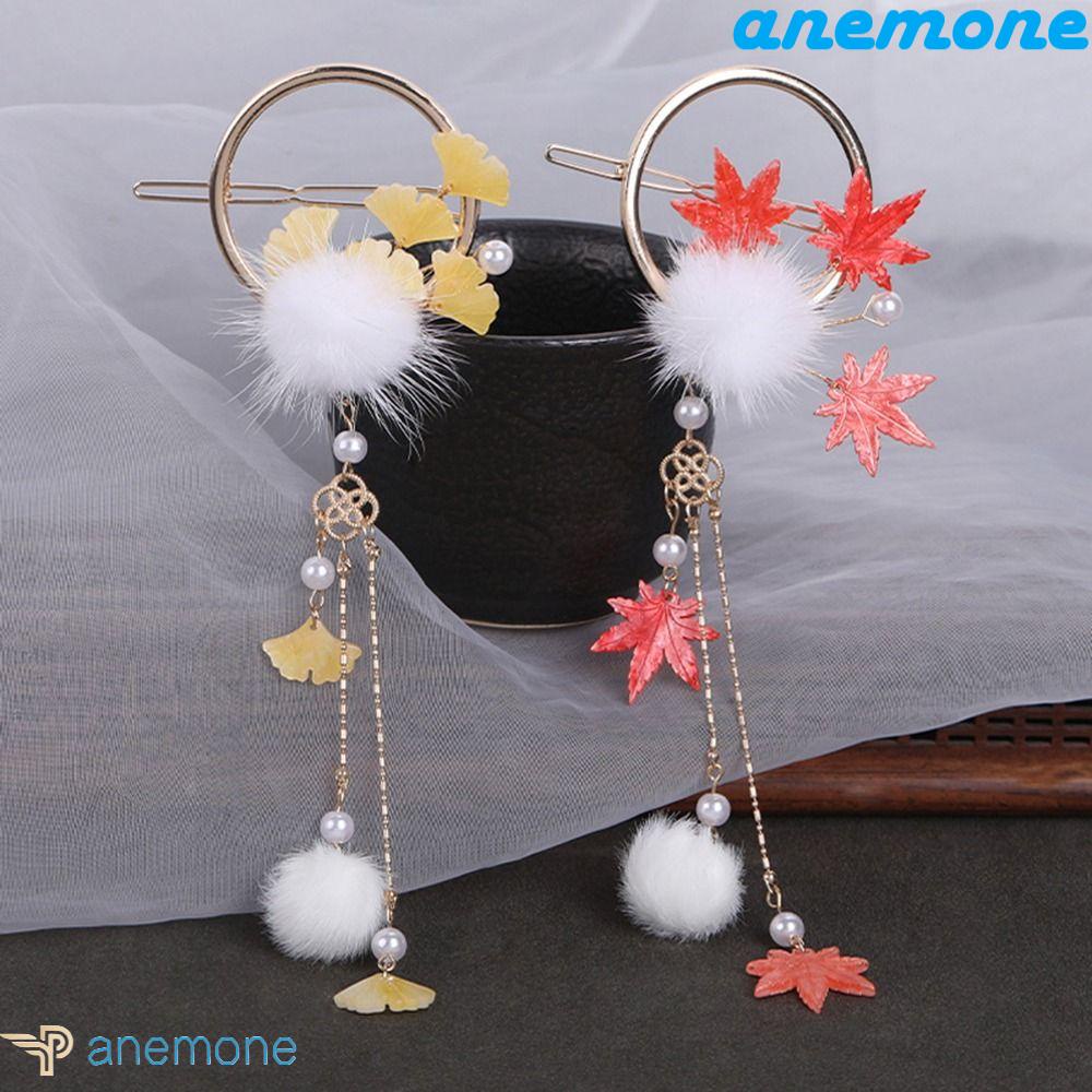 Kẹp Tóc Hình Lá Phong Thanh Lịch Dành Cho Nữ Giá Đỡ