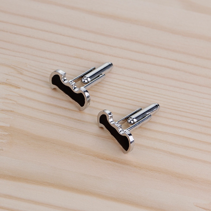 Khuy Măng Sét Hình Học Bằng Kim Loại Chất Lượng Cao Cho Áo Sơ Mi Nam