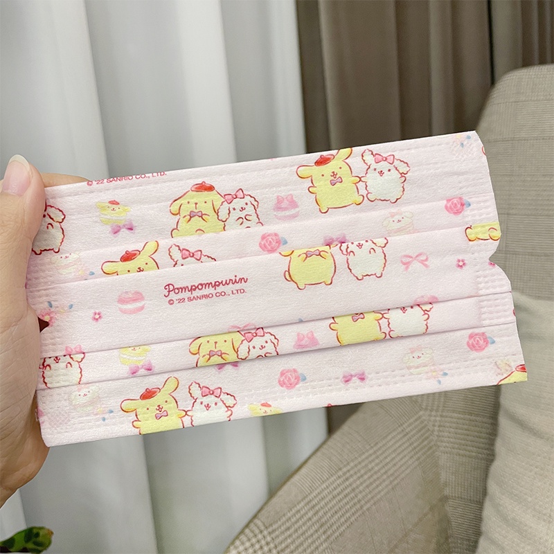 Khẩu Trang Ba Lớp Bảo Vệ Khuôn Mặt Chữ V Dễ Thương