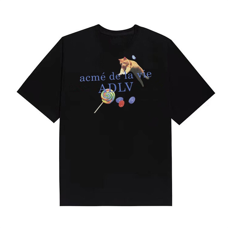 Áo Thun Tay Ngắn Cổ Tròn Thương Hiệu Trung Quốc Cổ Điển Thời Trang AD88LV-Chic Dành Cho Nam Và Nữ