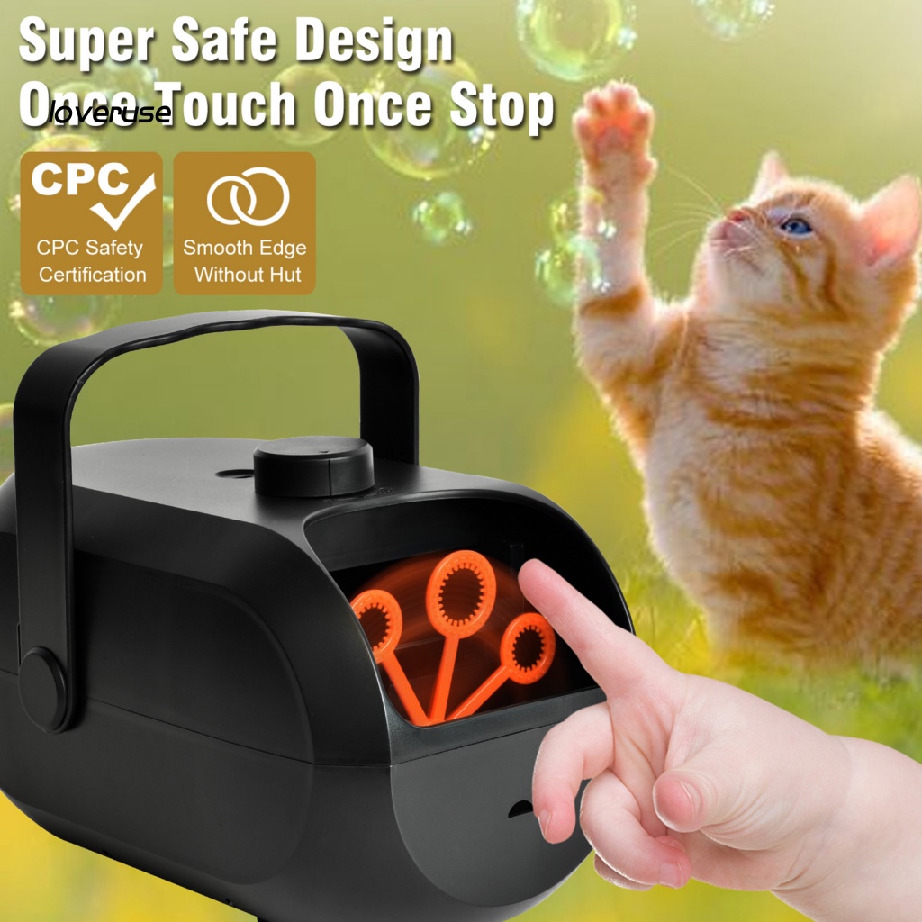 1 Bộ Đồ Chơi Thổi Bong Bóng Tự Động Bằng ABS