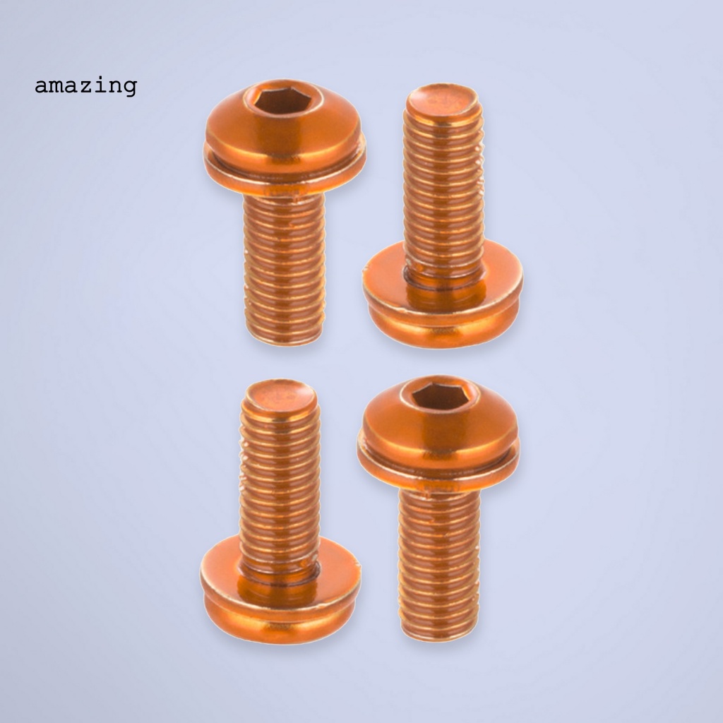 Set 4 Giá Đỡ Bình Nước / Bu Lông / Chai Nước Chống Mòn Nhiều Màu Có Ốc Vít Dành Cho Xe Đạp Ngoài Trời