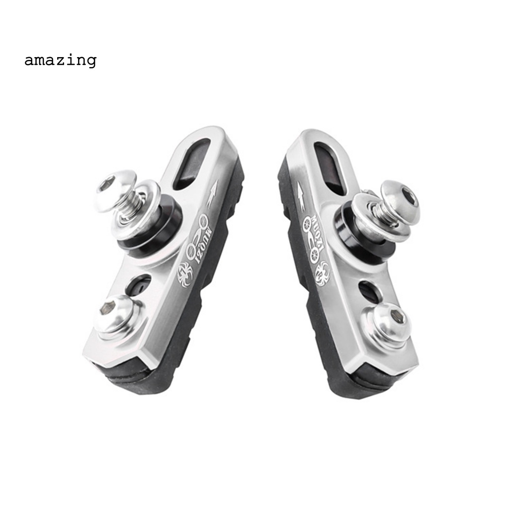 1 Cặp Má Phanh Xe Đạp Bằng Hợp Kim Nhôm Chất Lượng Cao