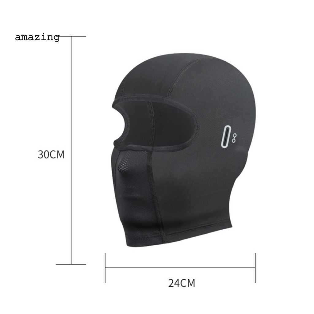 Mũ Trùm Đầu Màu Sắc Trơn Chống Gió Co Giãn Dùng Khi Lái Xe Ngoài Trời