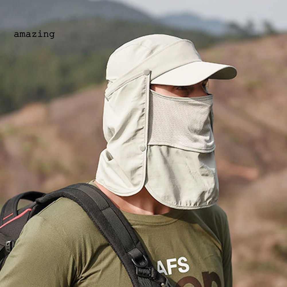 Mũ Trùm Đầu Che Phủ Cổ Và Mặt Chống Tia UV Dùng Khi Đi Xe Đạp / Câu Cá Ngoài Trời