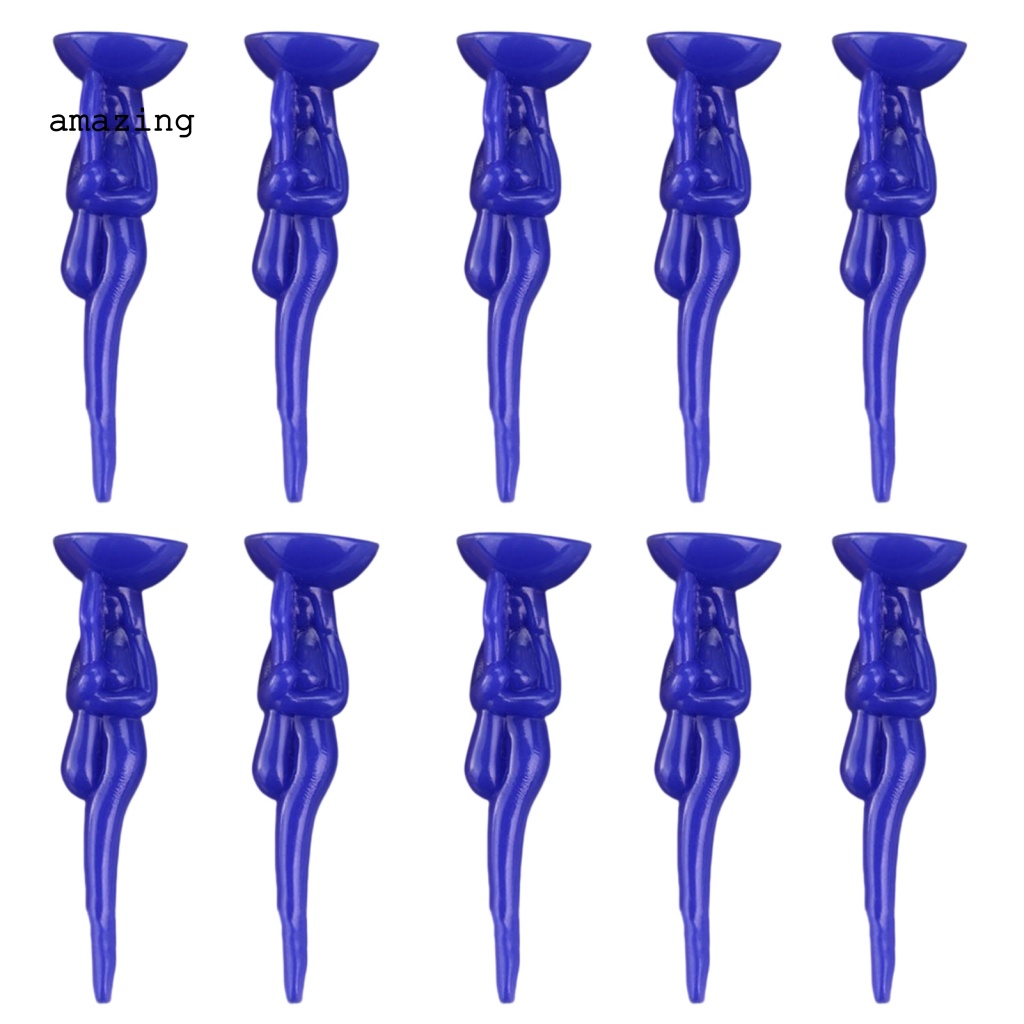 Set 10 Tee Golf Chất Liệu PE Dùng Luyện Tập Đánh Golf Chuyên Nghiệp