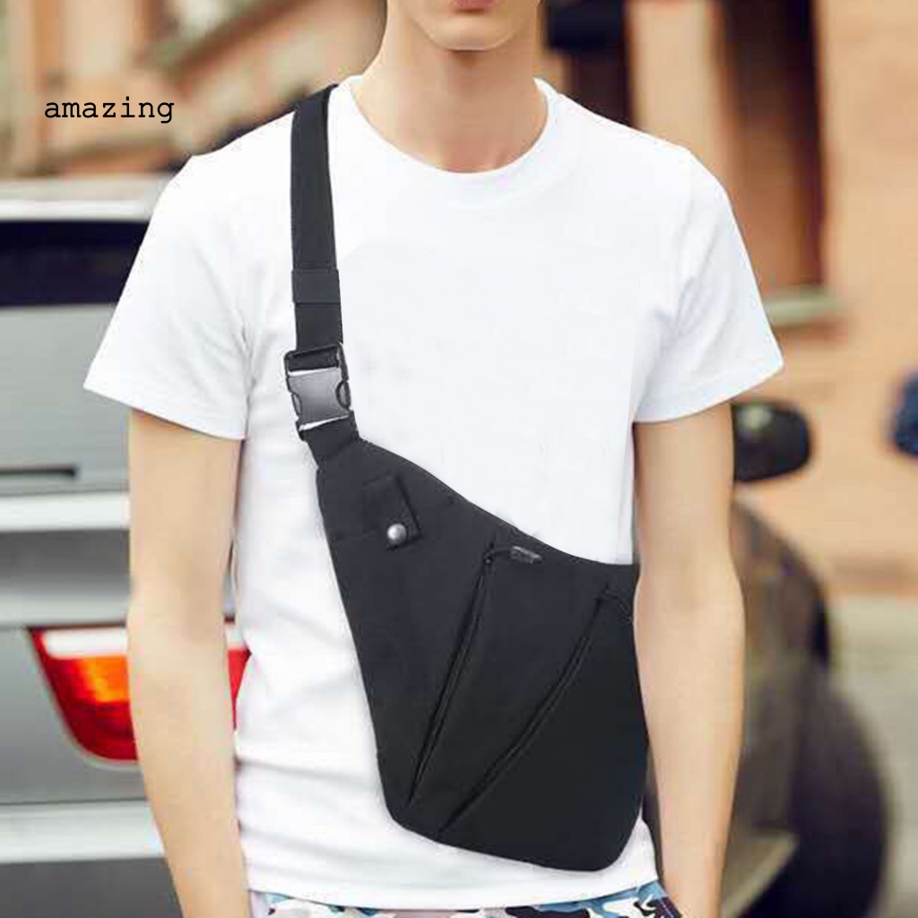 Túi Đeo Vai Thể Thao Có Túi Trước In Họa Tiết Rằn Ri