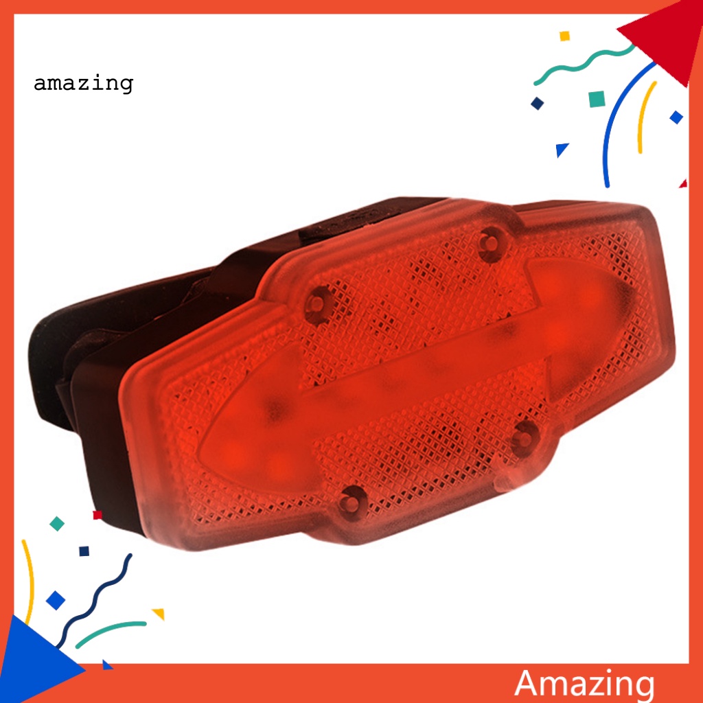 Đèn Cảnh Báo Mini Độ Sáng Cao 6 Chế Độ Có Thể Sạc Lại Gắn Đuôi Xe Đạp