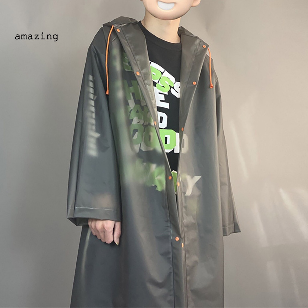 Áo Mưa Dáng Dài Bằng EVA Chống Thấm Nước Tùy Chỉnh Kèm Dây Đeo Tùy Chỉnh Tiện Dụng Mang Theo Cắm