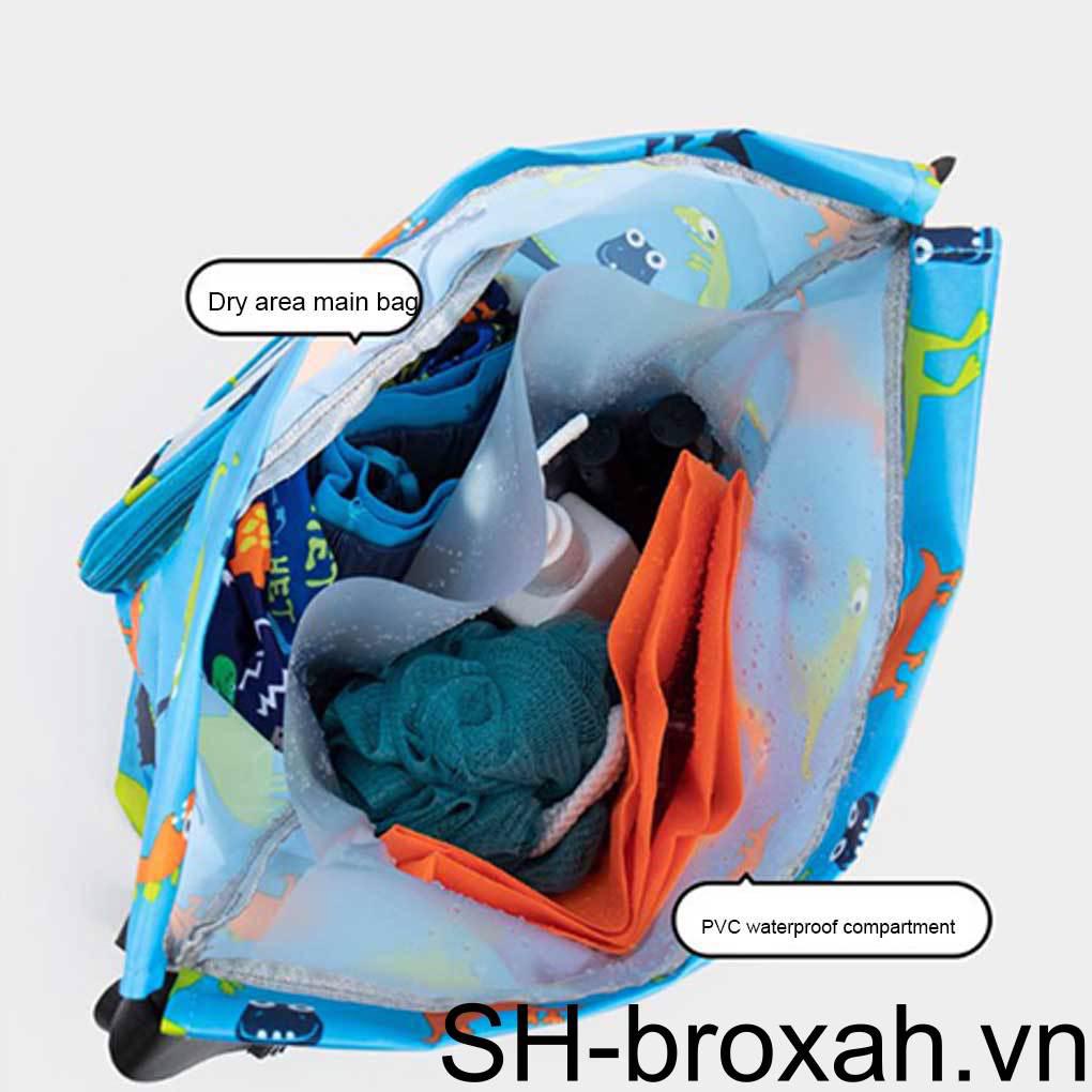 Balo Thể Thao Sức Chứa Lớn Họa Tiết Hoạt Hình Dùng Khi Đi Bơi / Cắm Trại