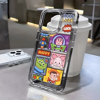Case iPhone Câu chuyện đồ chơi  Ốp Điện Thoại TPU Mềm Trong Suốt Có Túi Khí Cho iPhone 14 XR 13 11 12 Pro Max 8 7 6 6S Plus X Xs Max Se 2020 13 12 11