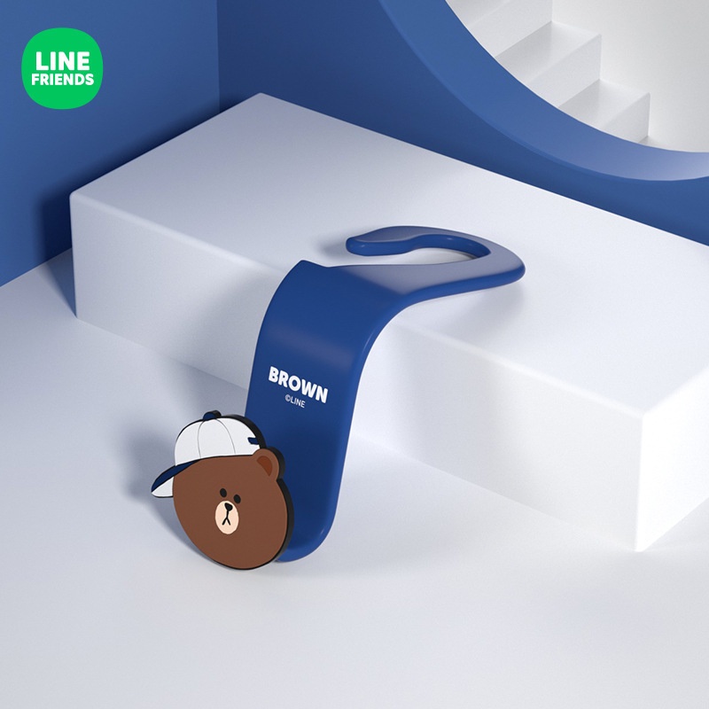 Móc Treo Đồ Đa Năng Hình Gấu Nâu Hoạt Hình Gắn Sau Ghế Xe Hơi