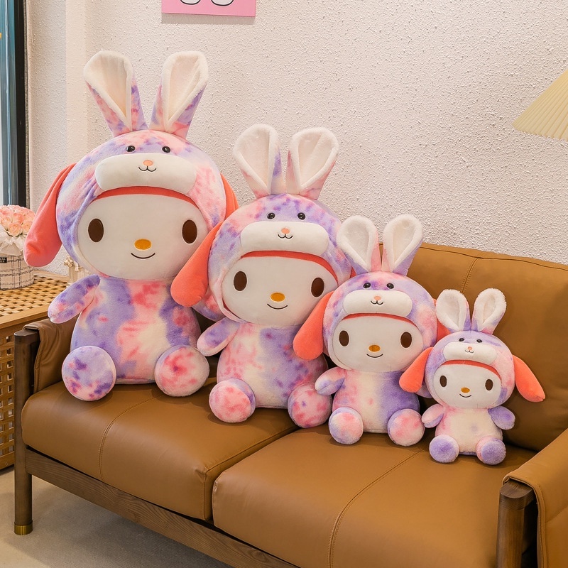 Thú Nhồi Bông Hình Chú Thỏ Sanrio Kuromi Melody Cinnamon Đáng Yêu