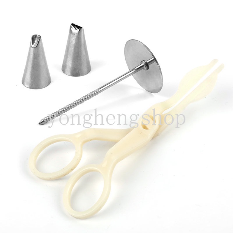 Set 4 Dụng Cụ Hỗ Trợ Trang Trí Bánh Kem Tiện Lợi