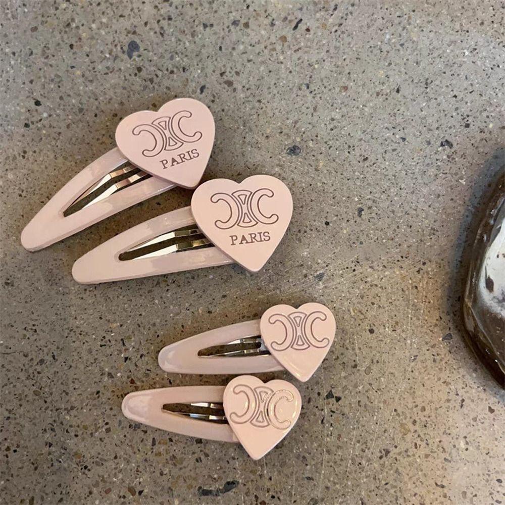 Kẹp Tóc Hình Chữ Cái Rỗng Màu Kẹo Phong Cách Hàn Quốc Dễ Thương Dành Cho Bé Gái Back2Lilife