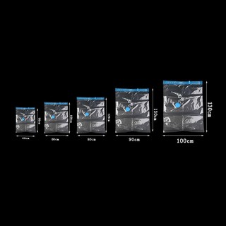 Plastic Transparent Storage Bag Vacuum Sealed Compressed Organizer Package Bag