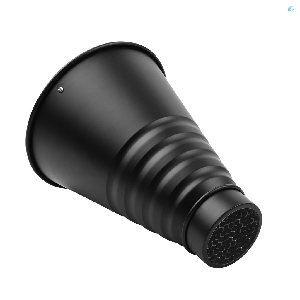 Smartwatchinone Bộ 5 Tấm Lọc Bằng Hợp Kim Nhôm Hình Nón Lớn Kèm Lưới Tổ Ong Cho Đèn flash Máy Ảnh Bowens