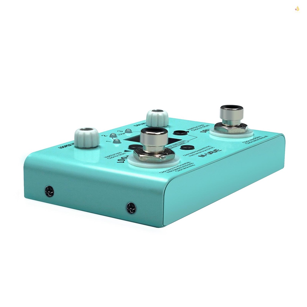 Bàn Đạp Hiệu Ứng M-VAVE 2 Trong 1 Mini Có 30 Vòng Đệm Cho Guitar