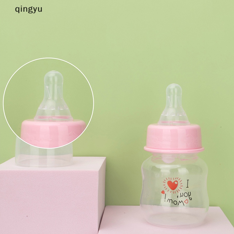 Bình Sữa Mini 60ml Bằng Nhựa PP Kiểu Hoạt Hình Dễ Thương Cho Bé Sơ Sinh