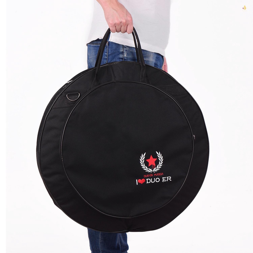 Ba Lô Đôi Màu Đen 10mm Chống Va Chạm Có Túi Đeo Vai Đựng mynice Cymbal Gig