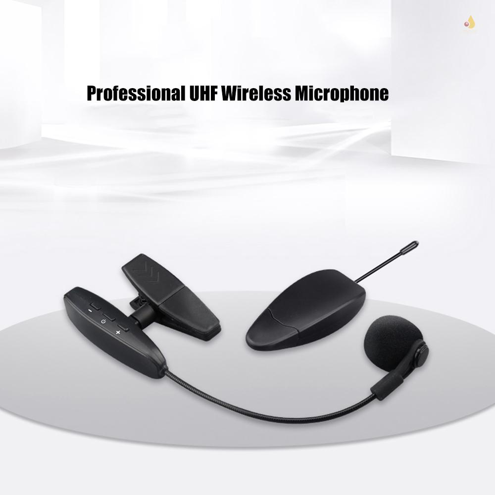 Bộ Hệ Thống Micro Không Dây UHF Bằng Đồng Thau Chuyên Nghiệp Cho Kèn Saxophone Pháp Trumpet Trombone Clarinet