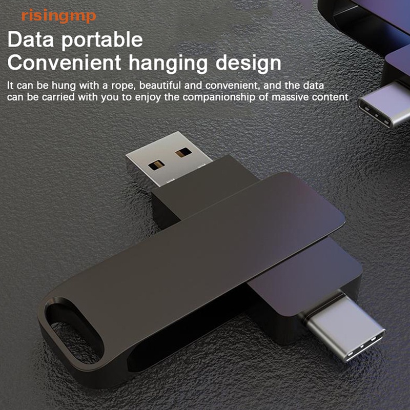 Ổ Đĩa Flash USB Type c USB2.0 Hai Công Dụng Chất Lượng Cao Cho Điện Thoại Di Động / Máy Tính