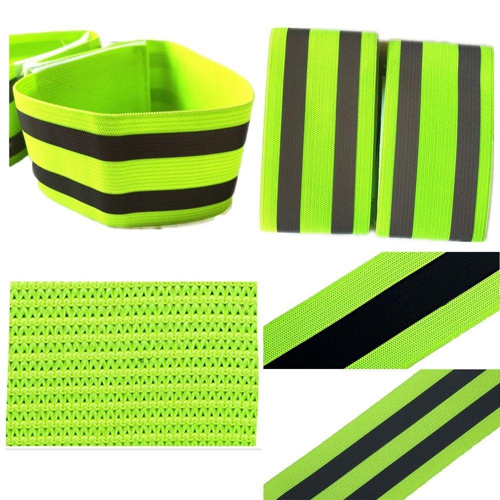 REBUY1 Băng Cánh Tay / Chân Phản Quang Cảnh Báo An Toàn Độ Phóng Đại Cao Cho Hoạt Động Ngoài Trời