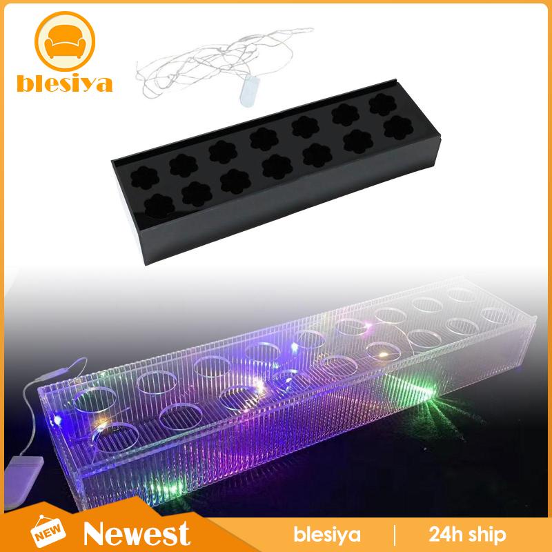 Lọ Hoa Hình Chữ Nhật Bằng Acrylic Có Lỗ Để Bàn Trang Trí Tiệc Cưới