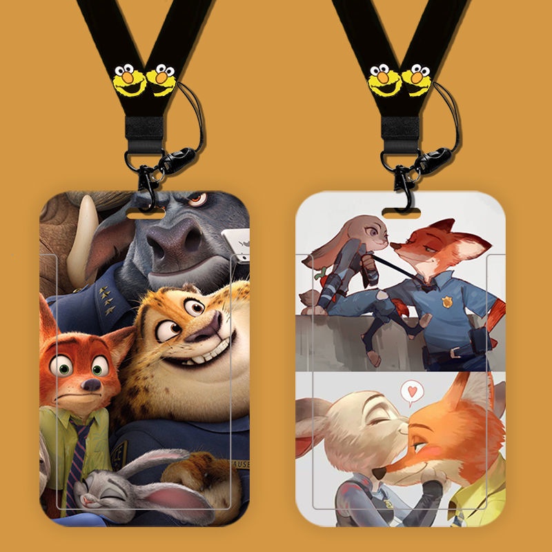 Ví Đựng Thẻ ID / Danh Thiếp Họa Tiết Hoạt Hình Zootopia Cho Nam